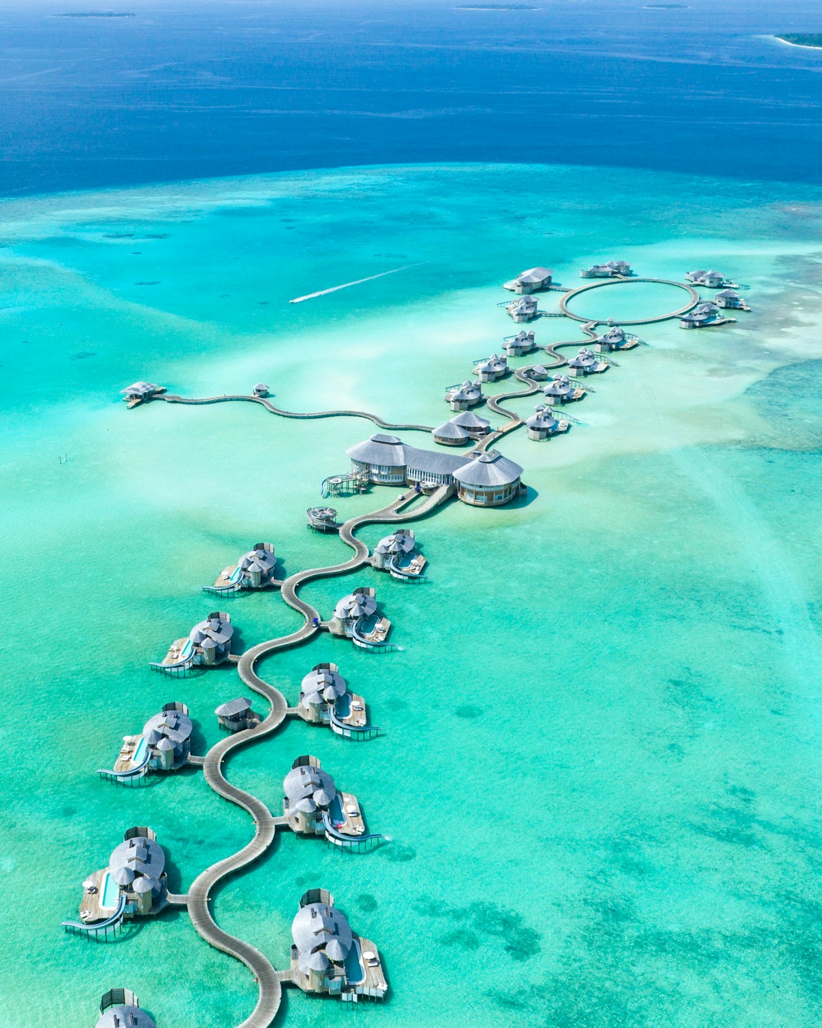 Illustrative island scenery